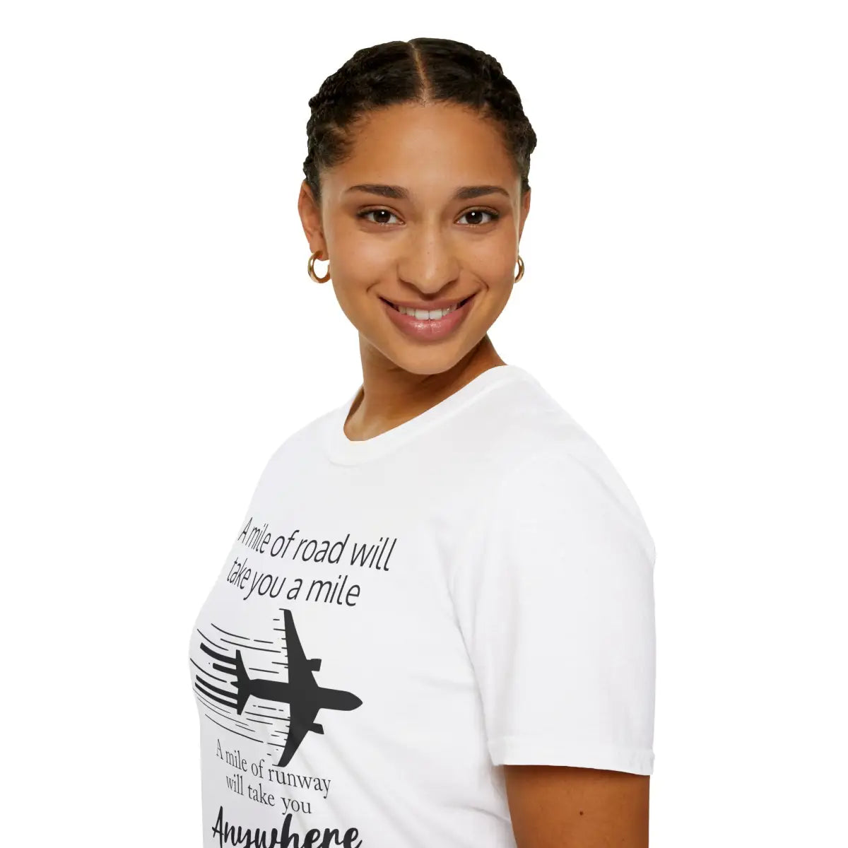 Mile of Runway - T-Shirt - Gifts for pilots - Aviation apparel