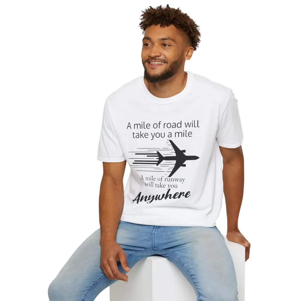 Mile of Runway - T-Shirt - Gifts for pilots - Aviation apparel