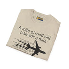 Mile of Runway - T-Shirt - Pilot gifts - WWII warbird t-shirt