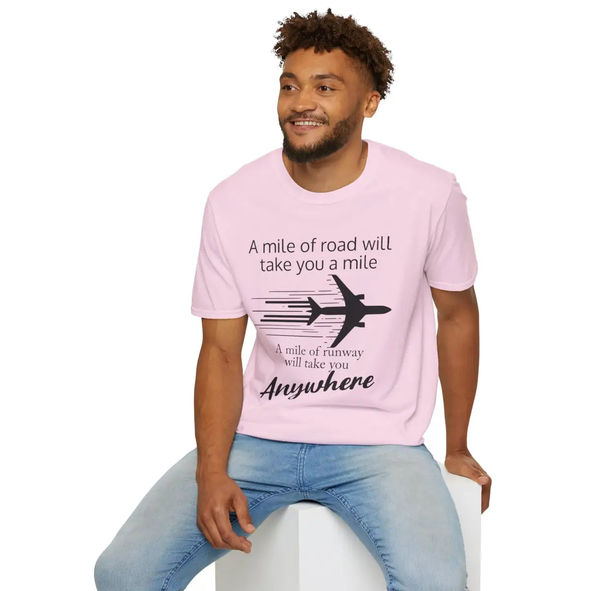 Mile of Runway - T-Shirt - Gifts for pilots - Aviation apparel