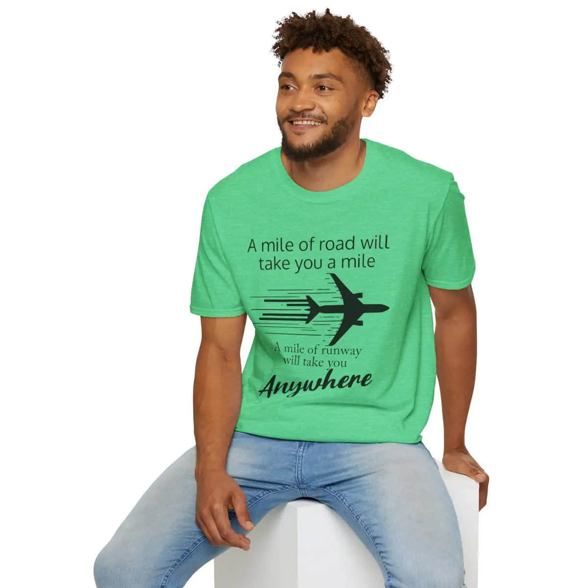 Mile of Runway - T-Shirt - Gifts for pilots - Aviation apparel