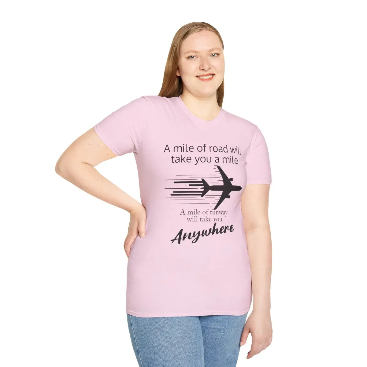 Mile of Runway - T-Shirt - Gifts for pilots - Aviation apparel