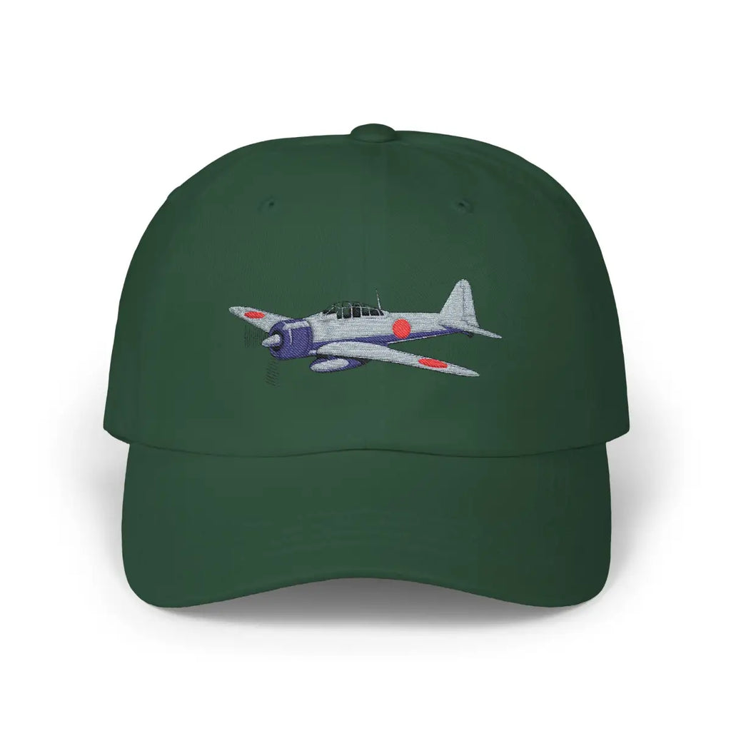 Mitsubishi A6M Zero - Color - Hats - Pilot gifts - WWII warbird t-shirt