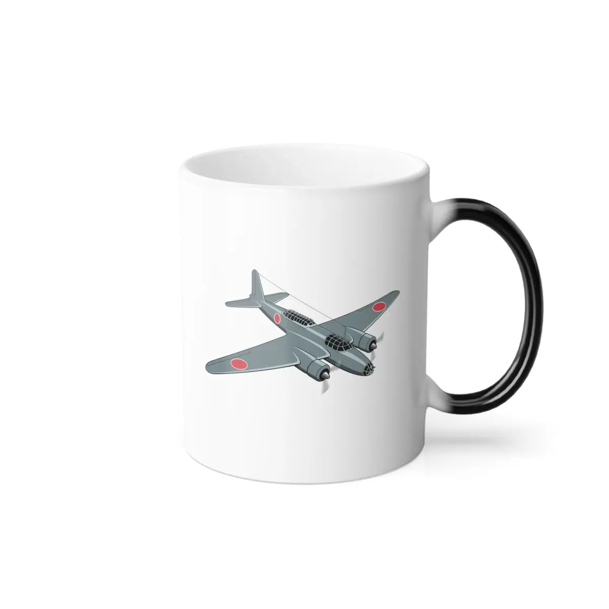 Mitsubishi G4M “Betty” – WWII Aircraft Mug (Color Changing) - Pilot gifts - warbird t-shirt