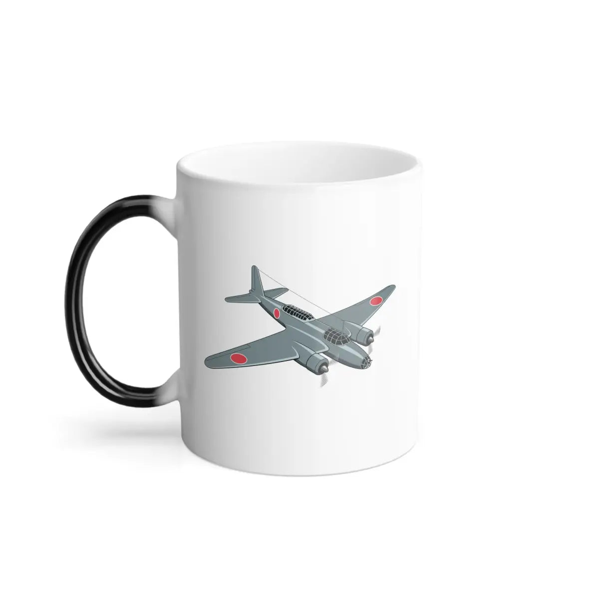 Mitsubishi G4M “Betty” – WWII Aircraft Mug (Color Changing) - Pilot gifts - warbird t-shirt