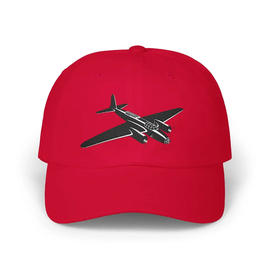 Mitsubishi Ki-21 Sally - Black - Hats - Pilot gifts - WWII warbird t-shirt