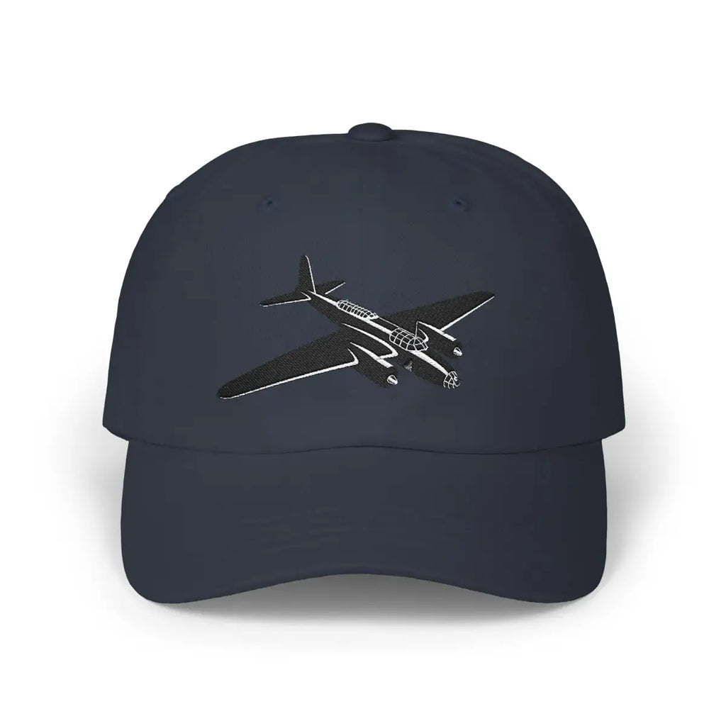 Mitsubishi Ki-21 Sally - Black - Hats - Pilot gifts - WWII warbird t-shirt