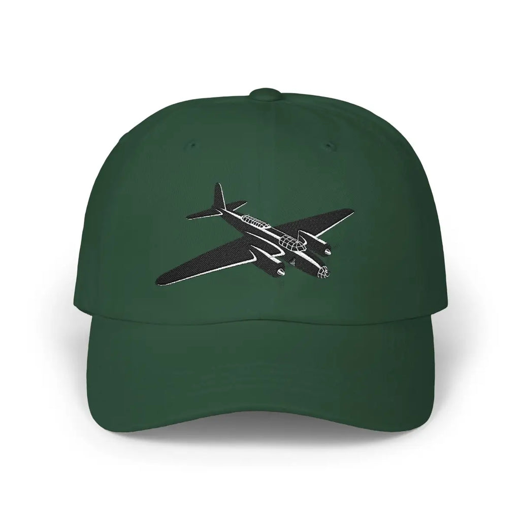 Mitsubishi Ki-21 Sally - Black - Hats - Pilot gifts - WWII warbird t-shirt
