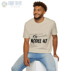 Model 47 Side Profile T-Shirt - Pilot gifts - WWII warbird t-shirt
