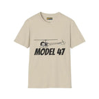 Model 47 Side Profile T-Shirt - Pilot gifts - WWII warbird t-shirt
