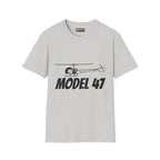 Model 47 Side Profile T-Shirt - Pilot gifts - WWII warbird t-shirt