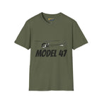Model 47 Side Profile T-Shirt - Pilot gifts - WWII warbird t-shirt