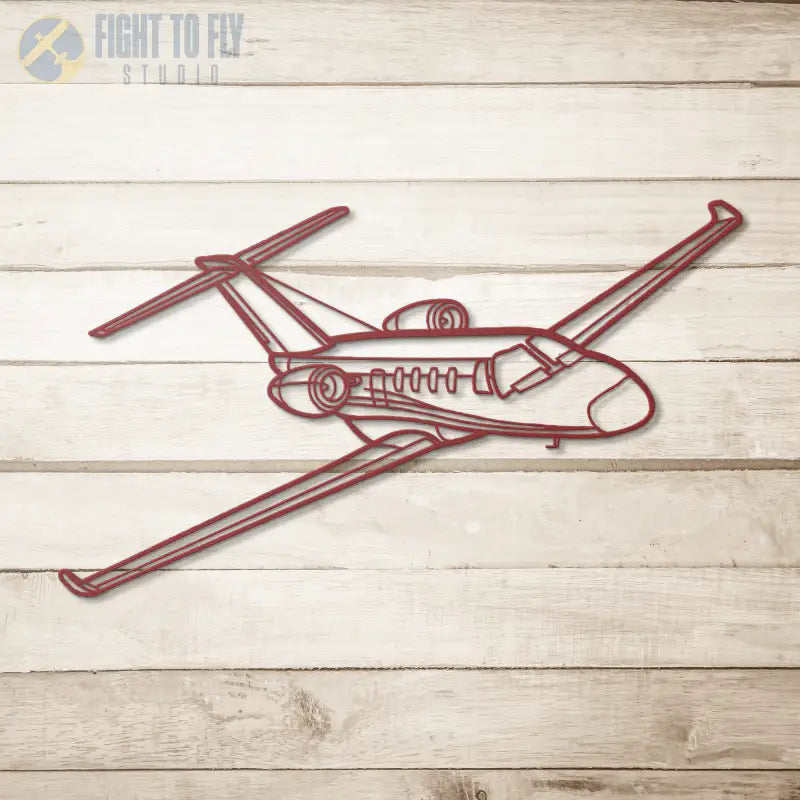 Model 525 Flying Die Cut Metal Wall Art - Sign - Pilot gifts - WWII warbird t-shirt