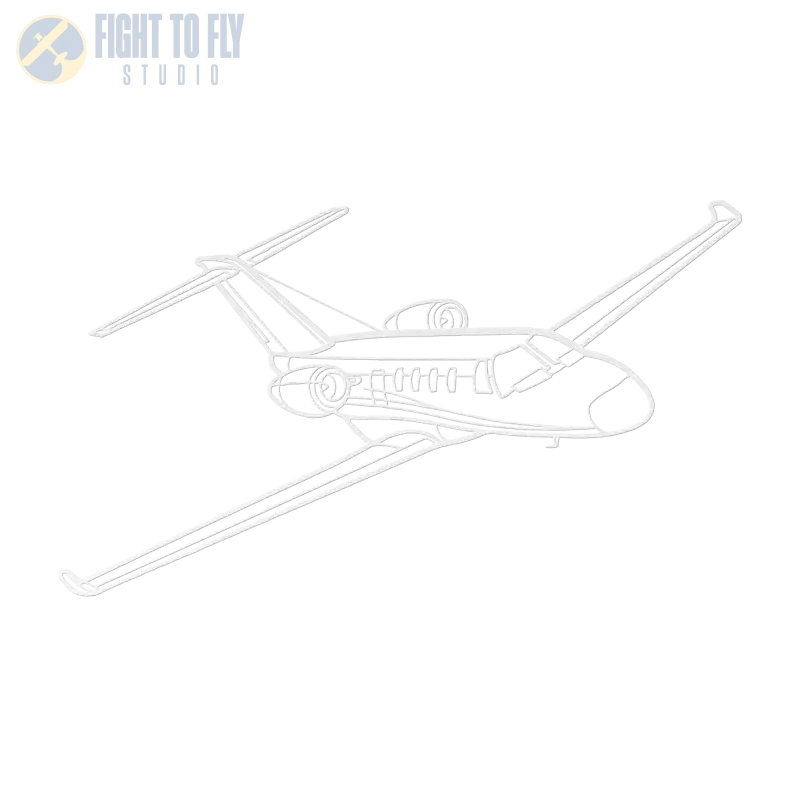 Model 525 Flying Die Cut Metal Wall Art - Sign - Pilot gifts - WWII warbird t-shirt