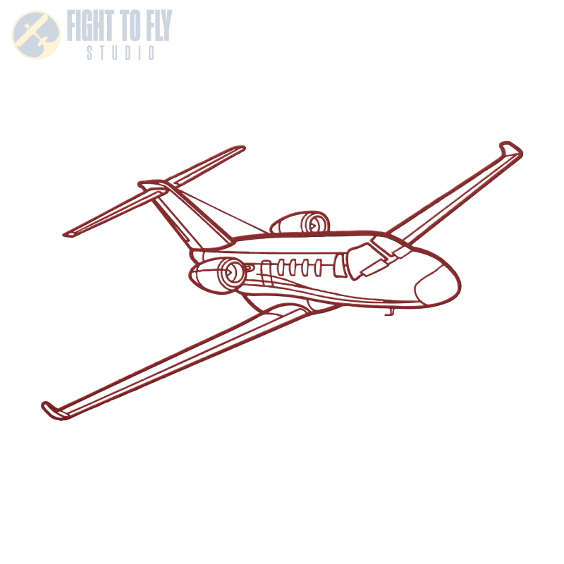 Model 525 Flying Die Cut Metal Wall Art - Sign - Pilot gifts - WWII warbird t-shirt