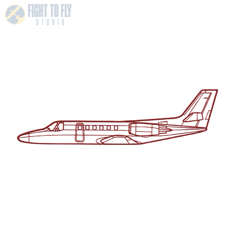 Model 550 Die Cut Metal Wall Art - Sign - Pilot gifts - WWII warbird t-shirt