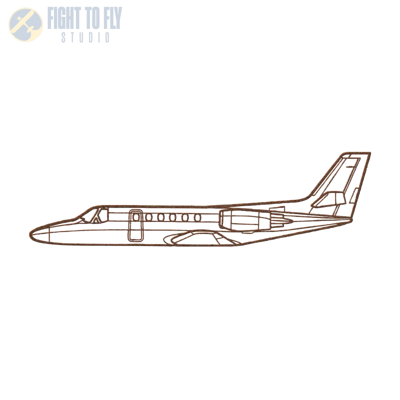 Model 550 Die Cut Metal Wall Art - Sign - Pilot gifts - WWII warbird t-shirt