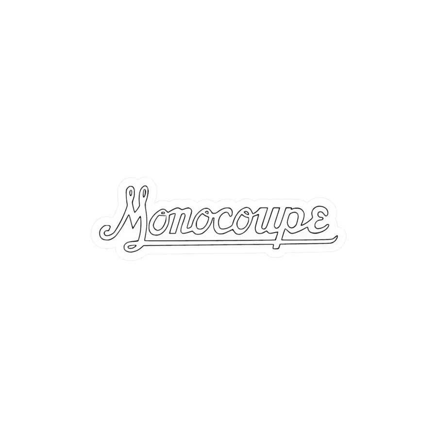 Monocoupe Kiss-Cut Vinyl Decal - Paper products - Pilot gifts - WWII warbird t-shirt