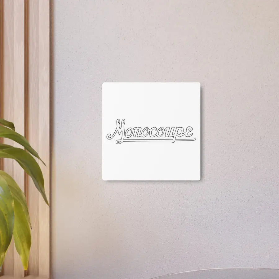Monocoupe Metal Art Sign - Home Decor - Gifts for pilots - Aviation apparel