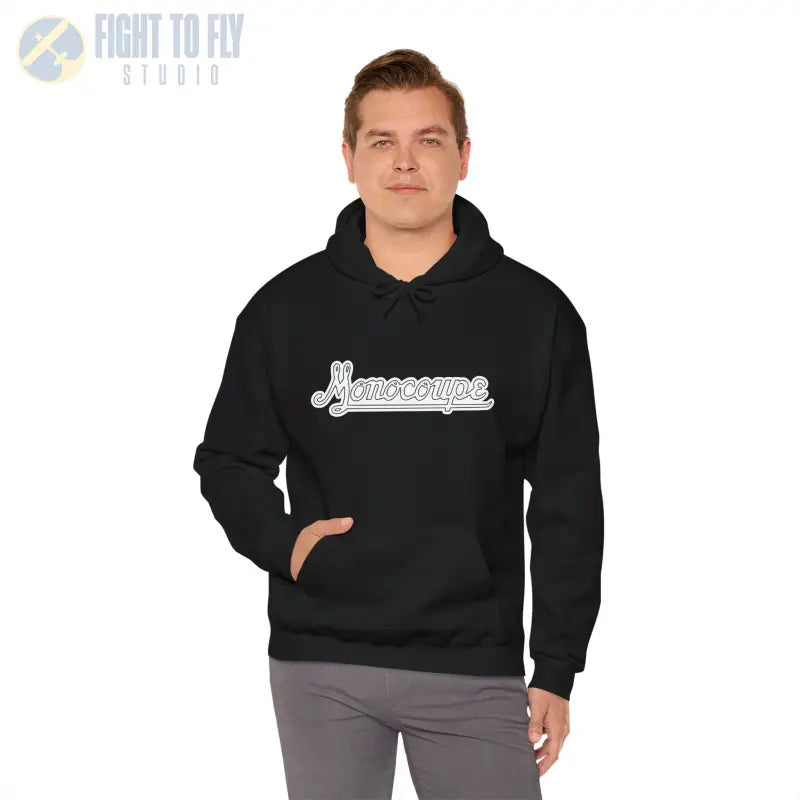 Monocoupe Unisex Heavy Blend Hooded Sweatshirt – Cozy Casual Wear for Every Occasion - Hoodie - Gifts pilots - Aviation
