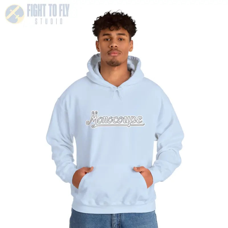 Monocoupe Unisex Heavy Blend Hooded Sweatshirt – Cozy Casual Wear for Every Occasion - Hoodie - Gifts pilots - Aviation
