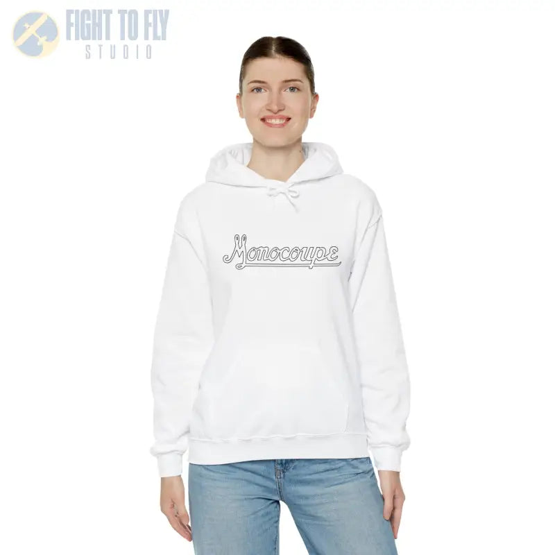 Monocoupe Unisex Heavy Blend Hooded Sweatshirt – Cozy Casual Wear for Every Occasion - Hoodie - Gifts pilots - Aviation