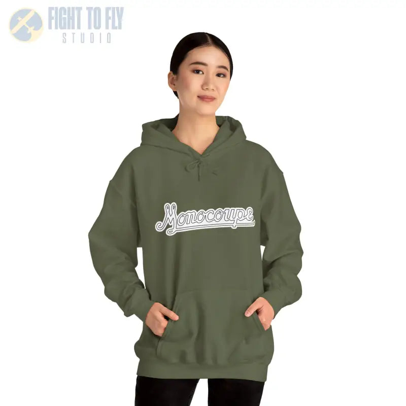 Monocoupe Unisex Heavy Blend Hooded Sweatshirt – Cozy Casual Wear for Every Occasion - Hoodie - Gifts pilots - Aviation