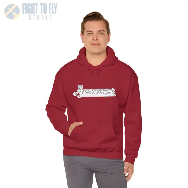 Monocoupe Unisex Heavy Blend Hooded Sweatshirt – Cozy Casual Wear for Every Occasion - Hoodie - Gifts pilots - Aviation
