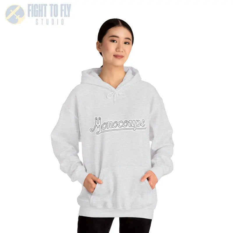 Monocoupe Unisex Heavy Blend Hooded Sweatshirt – Cozy Casual Wear for Every Occasion - Hoodie - Gifts pilots - Aviation