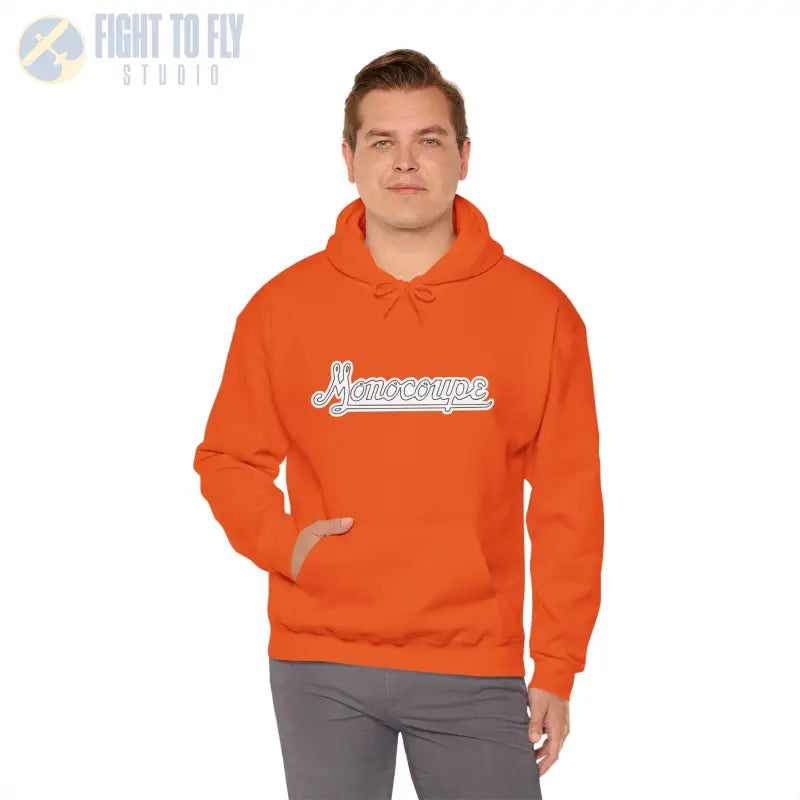 Monocoupe Unisex Heavy Blend Hooded Sweatshirt – Cozy Casual Wear for Every Occasion - Hoodie - Gifts pilots - Aviation