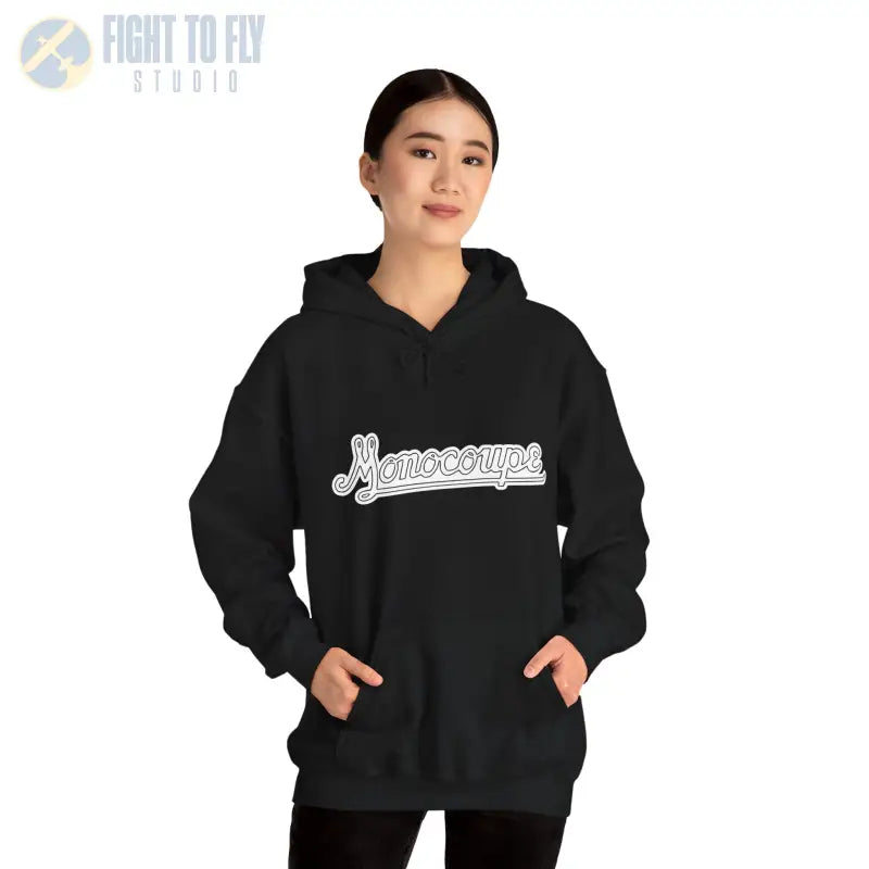 Monocoupe Unisex Heavy Blend Hooded Sweatshirt – Cozy Casual Wear for Every Occasion - Hoodie - Gifts pilots - Aviation
