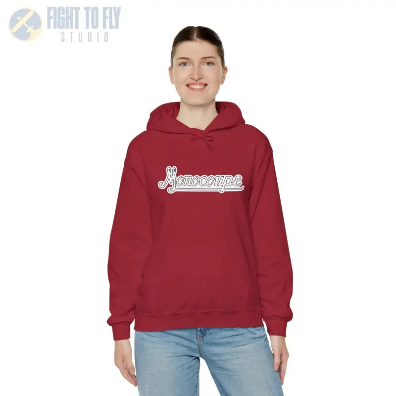 Monocoupe Unisex Heavy Blend Hooded Sweatshirt – Cozy Casual Wear for Every Occasion - Hoodie - Gifts pilots - Aviation