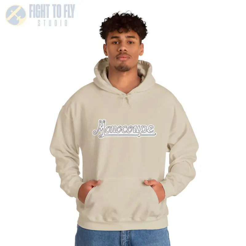 Monocoupe Unisex Heavy Blend Hooded Sweatshirt – Cozy Casual Wear for Every Occasion - Hoodie - Gifts pilots - Aviation