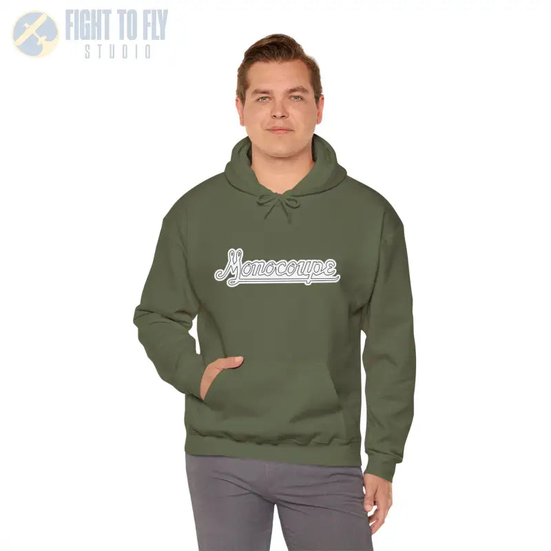 Monocoupe Unisex Heavy Blend Hooded Sweatshirt – Cozy Casual Wear for Every Occasion - Hoodie - Gifts pilots - Aviation