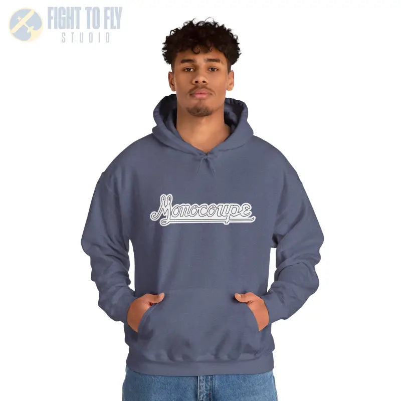Monocoupe Unisex Heavy Blend Hooded Sweatshirt – Cozy Casual Wear for Every Occasion - Hoodie - Gifts pilots - Aviation