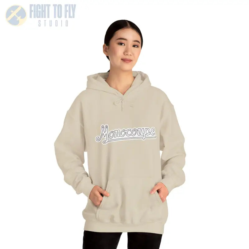 Monocoupe Unisex Heavy Blend Hooded Sweatshirt – Cozy Casual Wear for Every Occasion - Hoodie - Gifts pilots - Aviation