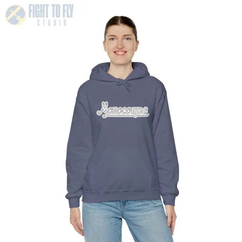 Monocoupe Unisex Heavy Blend Hooded Sweatshirt – Cozy Casual Wear for Every Occasion - Hoodie - Gifts pilots - Aviation