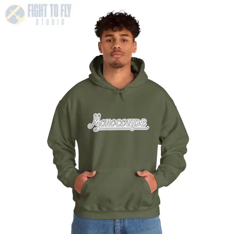 Monocoupe Unisex Heavy Blend Hooded Sweatshirt – Cozy Casual Wear for Every Occasion - Hoodie - Gifts pilots - Aviation