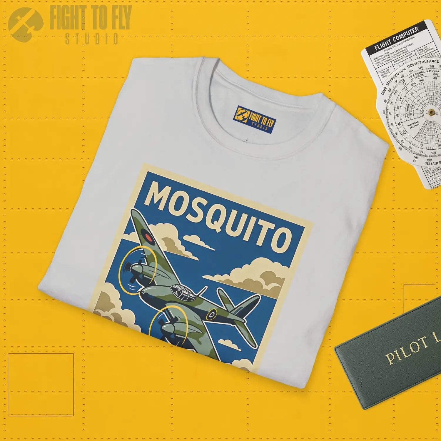 Dh.98 Mosquito Premium Full Graphic T-Shirt - Pilot gifts - WWII warbird t-shirt