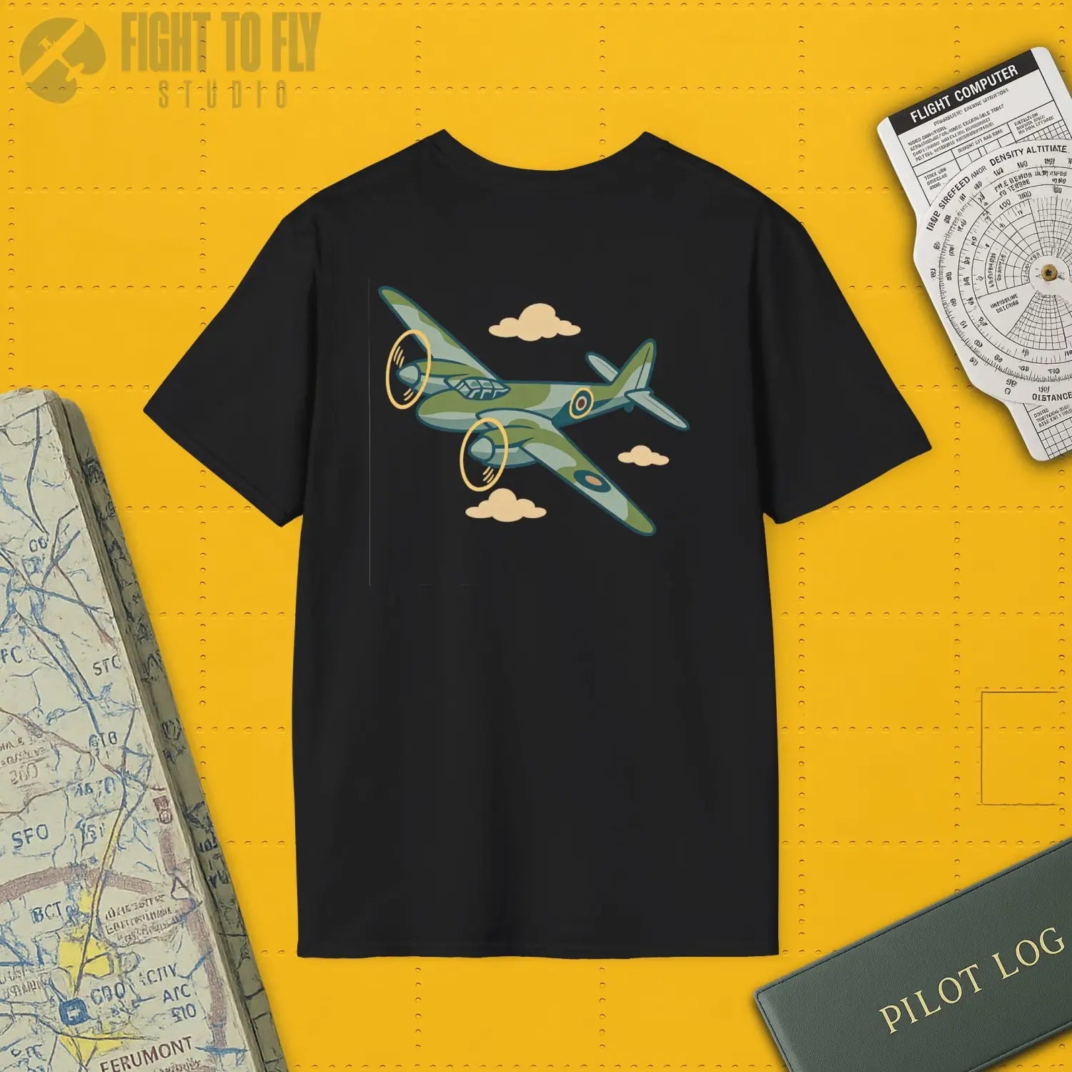 Dh.98 Mosquito Premium Full Graphic T-Shirt - Pilot gifts - WWII warbird t-shirt