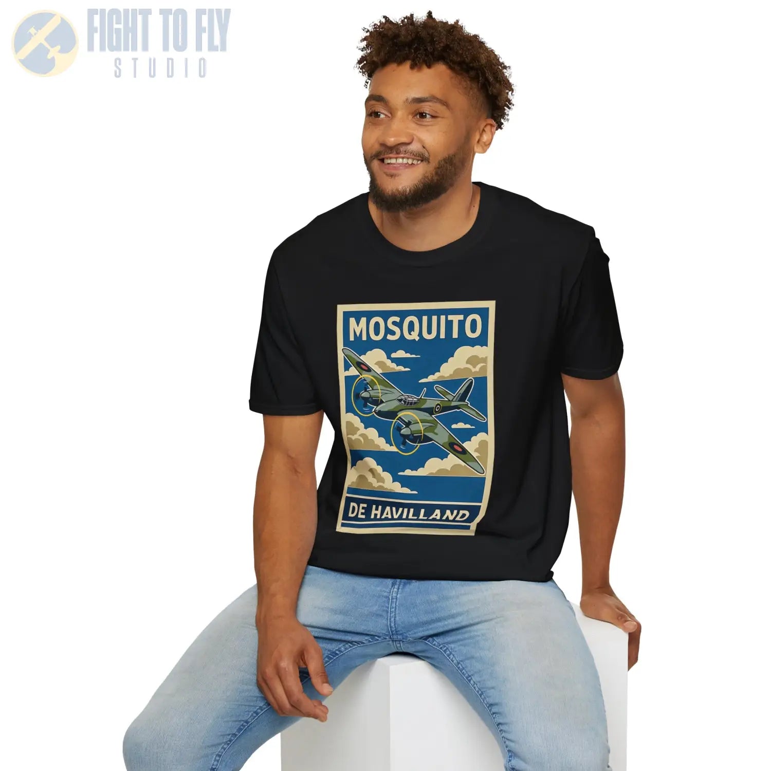 Dh.98 Mosquito Premium Full Graphic T-Shirt - Pilot gifts - WWII warbird t-shirt