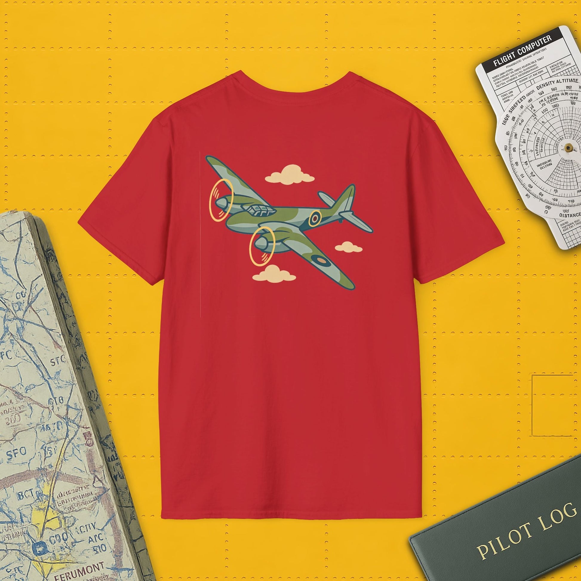 Mosquito Premium T Shirt – Twin Engine Wooden Wonder Full Graphic WWII Tee Pilot gifts warbird t shirt