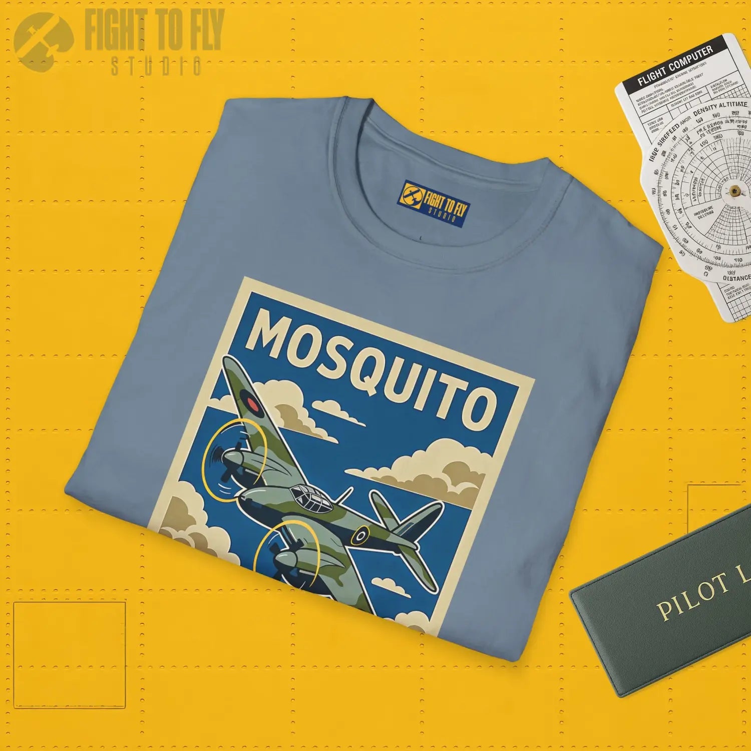 Dh.98 Mosquito Premium Full Graphic T-Shirt - Pilot gifts - WWII warbird t-shirt