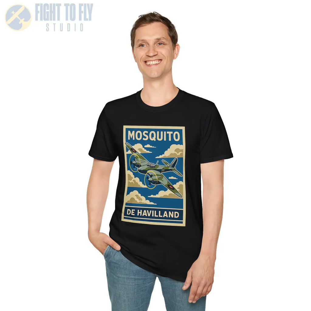 Dh.98 Mosquito Premium Full Graphic T-Shirt - Pilot gifts - WWII warbird t-shirt