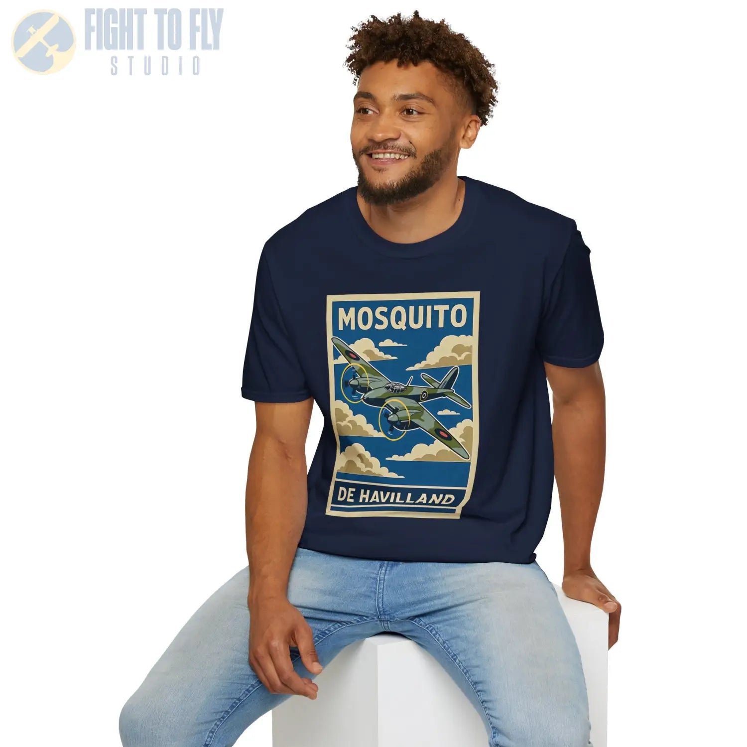 Dh.98 Mosquito Premium Full Graphic T-Shirt - Pilot gifts - WWII warbird t-shirt