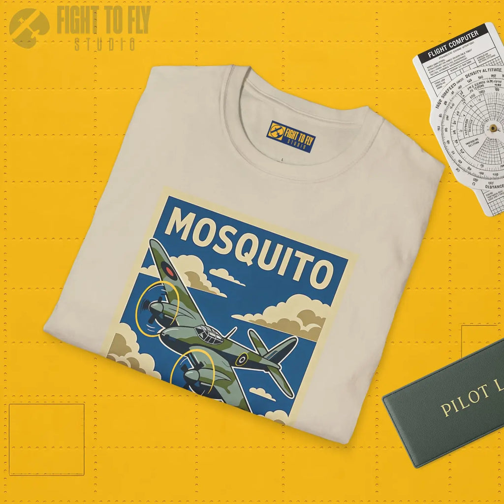 Dh.98 Mosquito Premium Full Graphic T-Shirt - Pilot gifts - WWII warbird t-shirt