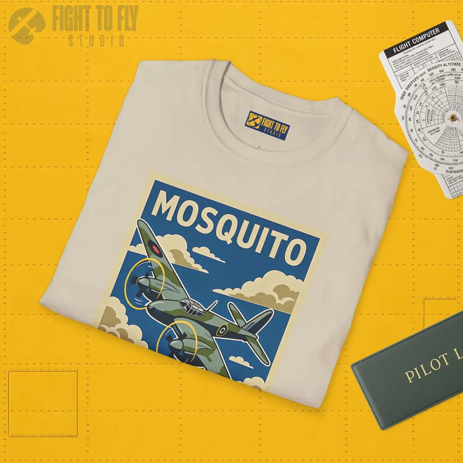 Dh.98 Mosquito Premium Full Graphic T-Shirt - Pilot gifts - WWII warbird t-shirt