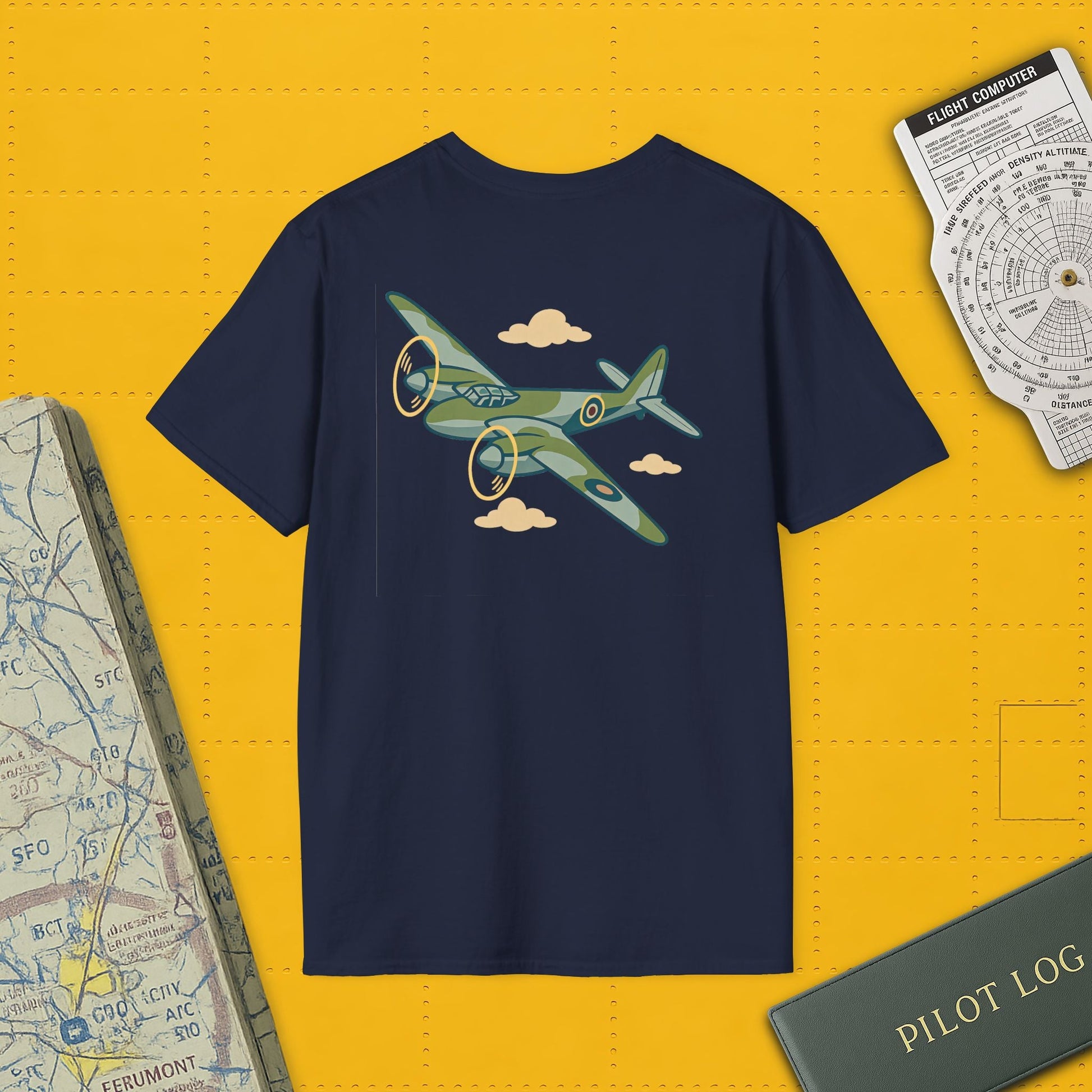 Mosquito Premium T Shirt – Twin Engine Wooden Wonder Full Graphic WWII Tee Pilot gifts warbird t shirt