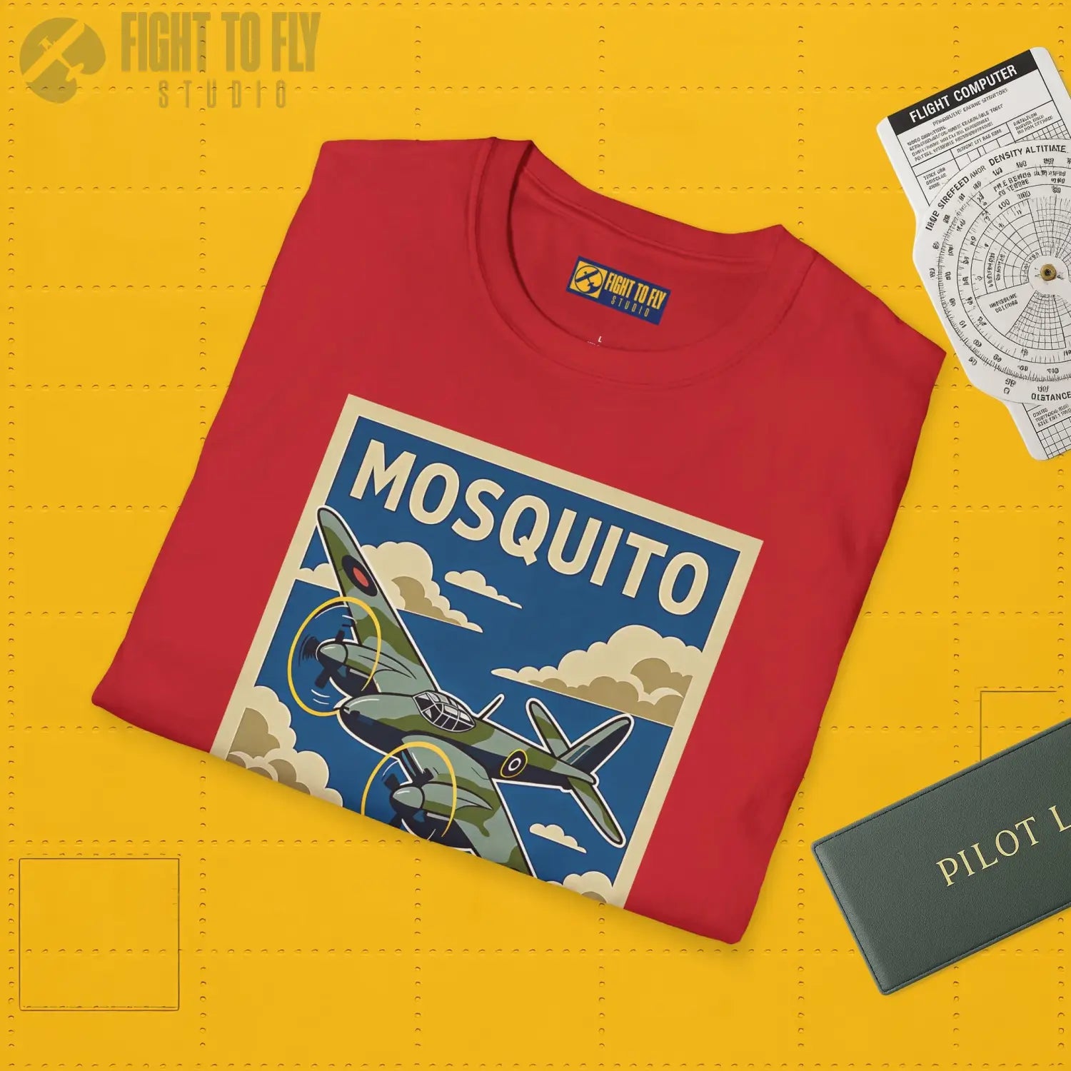 Dh.98 Mosquito Premium Full Graphic T-Shirt - Pilot gifts - WWII warbird t-shirt