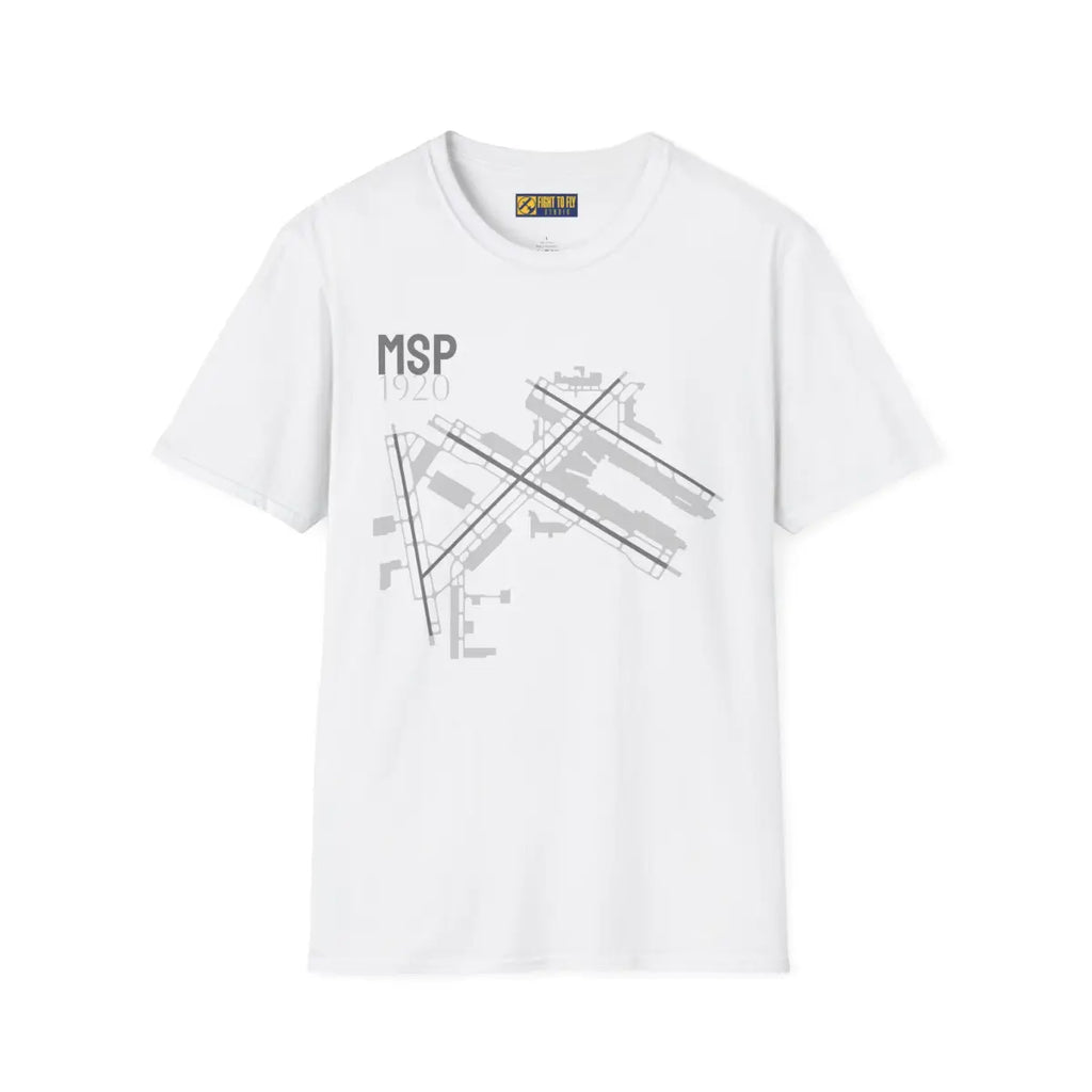 MSP Minneapolis-Saint Paul International - 1920 - Tee - T-Shirt - Pilot gifts - WWII warbird t-shirt